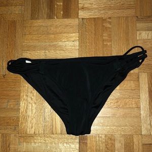 Black VS bathing suit bottoms